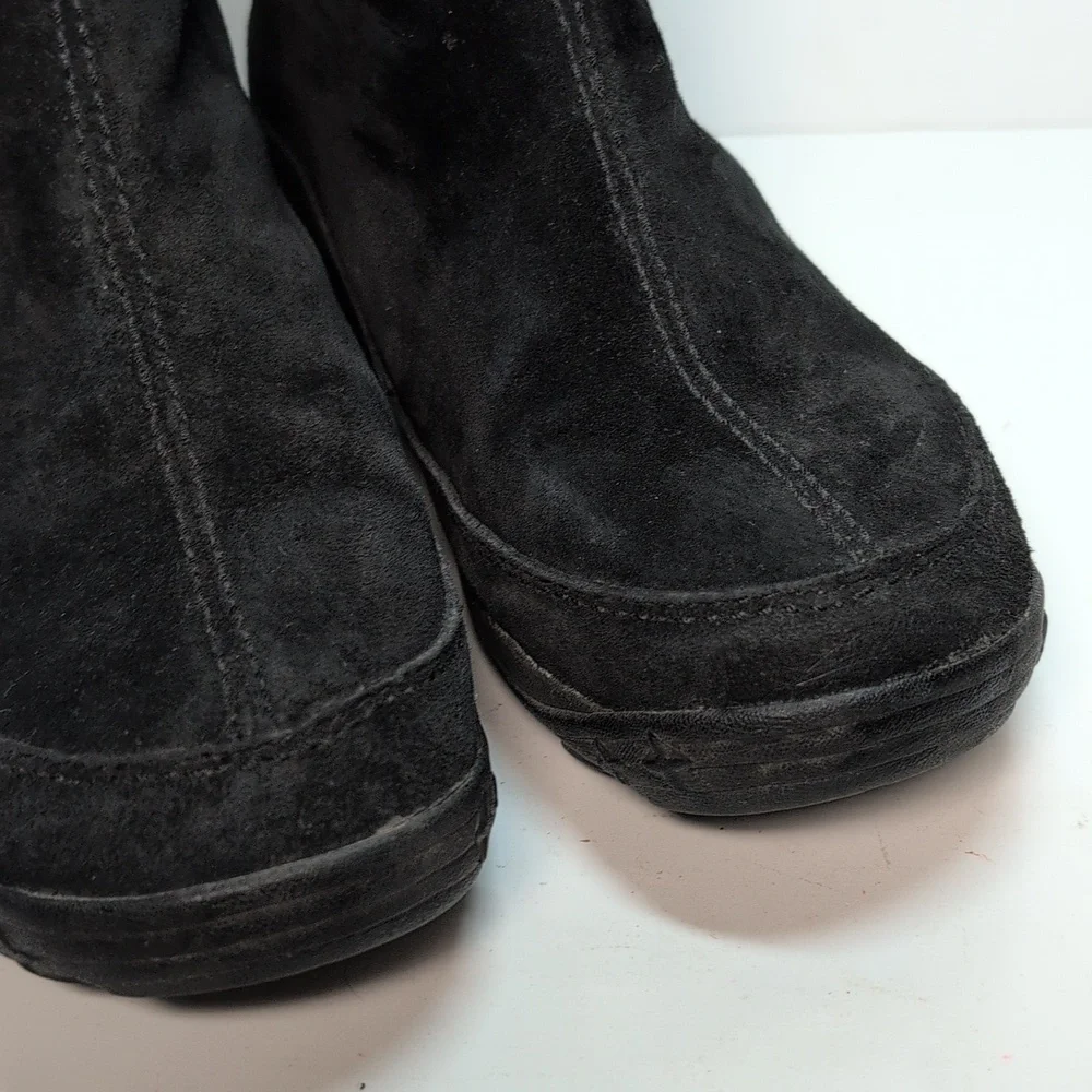 Merrell yarra waterproof suede black boots women's size 7.5 EU 38